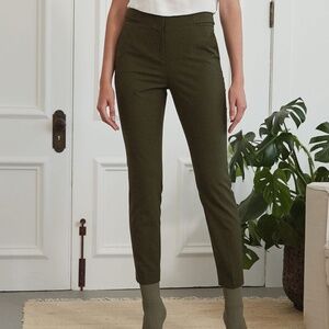 RW&CO Khaki Signature Fit Slim-Leg Ankle Pants